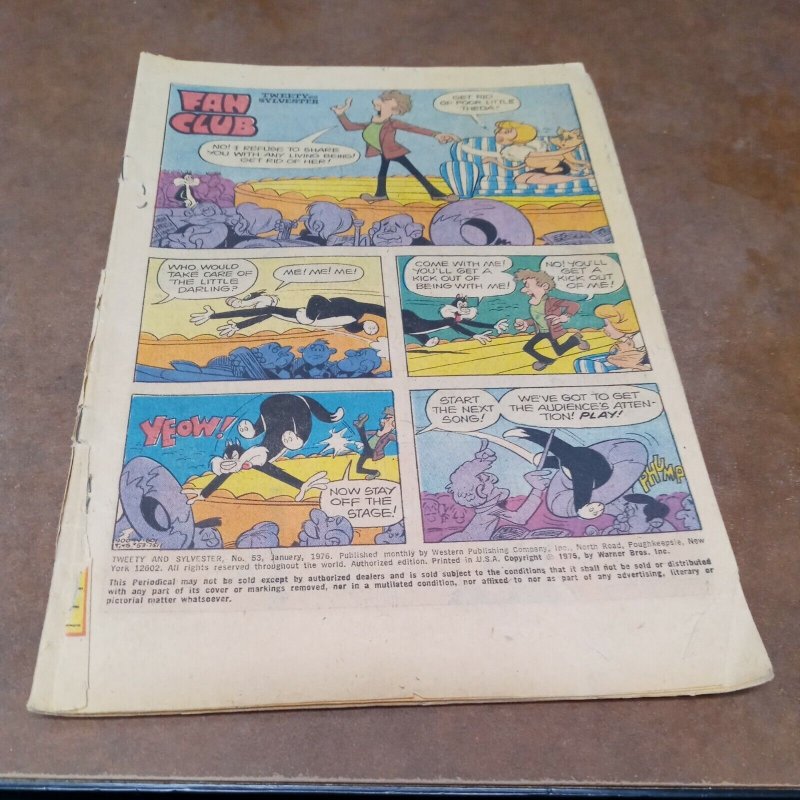 Tweety And Sylvester 5 Issue Silver Bronze Age Cartoon Comics Lot Run Set...