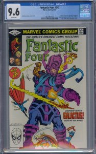 FANTASTIC FOUR #243 CGC 9.6 GALACTUS SPIDER-MAN AVENGERS WHITE PAGES 4017