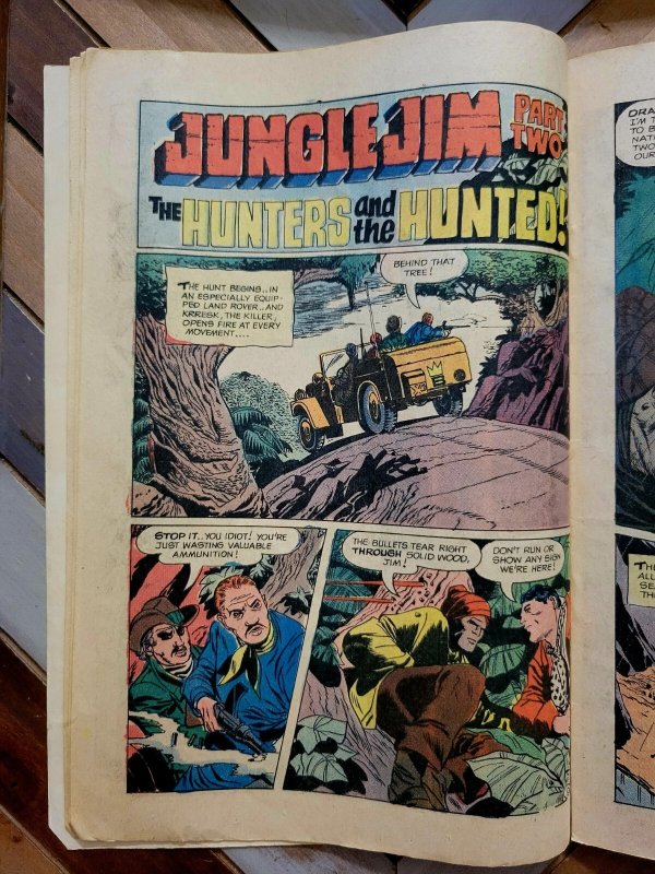 Jungle Jim #25 VG 4.0 (Charlton 1969) Last 12-cent Issue / Pat Boyette Cover