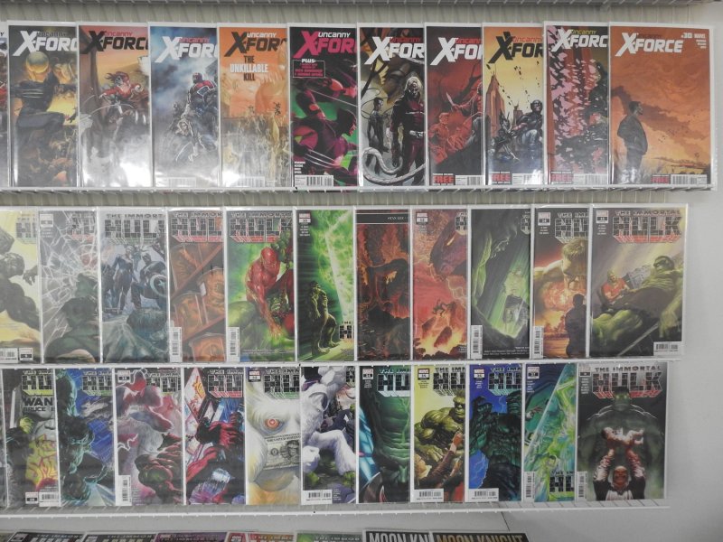 Huge Lot 160+ Comics W/ Hulk, Moon Knight, X-Force, +More! Avg VF+ Condition!