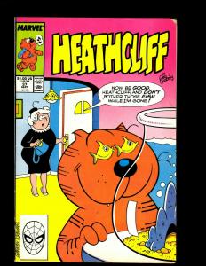 Lot of 11 Heathcliff! Marvel Comic Books #18 19 22 25 26 28 33 34 36 37 41 J344