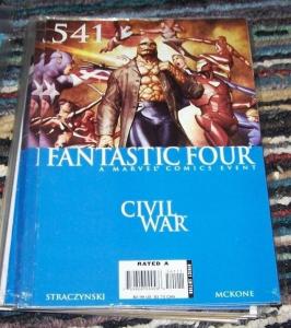 FANTASTIC FOUR #541   2006 MARVEL    civil war captain america   IRONMAN