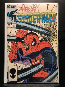 Web of Spider-Man #4 Direct Edition (1985)