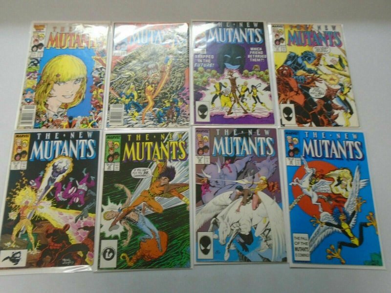 New Mutants comics lot 40 diff from:#3-85 avg 5.0 VG FN (1983-90 1st Series)