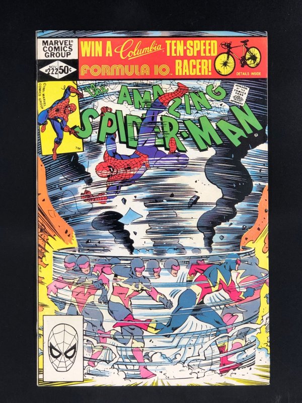 The Amazing Spider-Man #222 (1981) 1st App of Speed Demon, Formerly The Whizzer