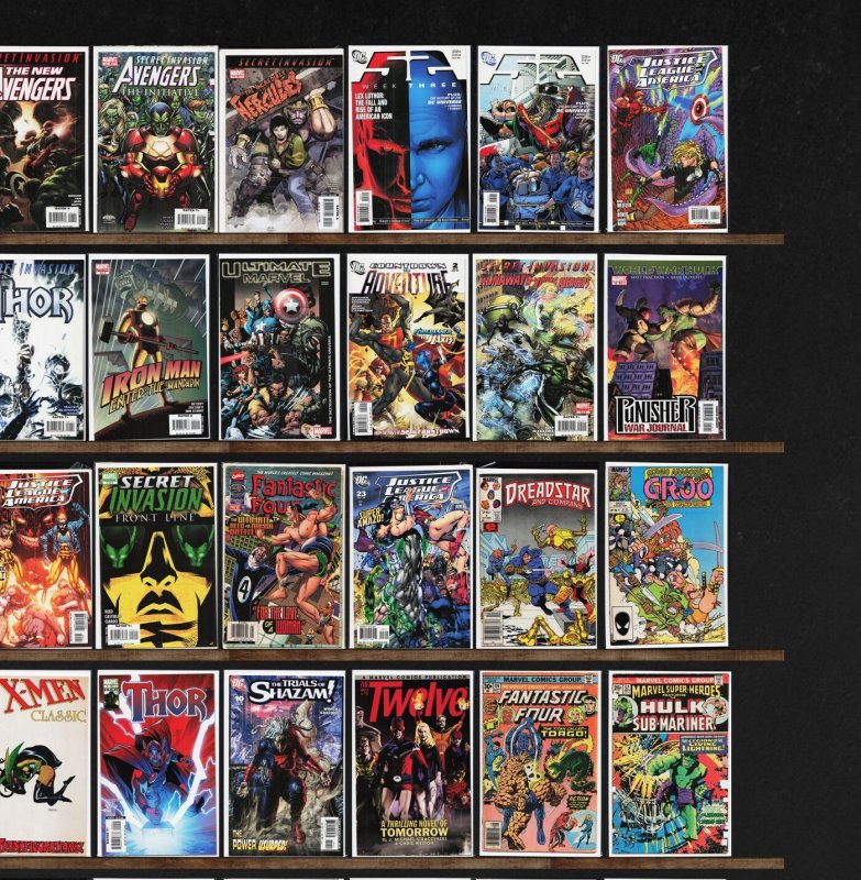 Huge Lot 150+ Comics with Captain America, Iron Man, X-Factor, Ion & More!