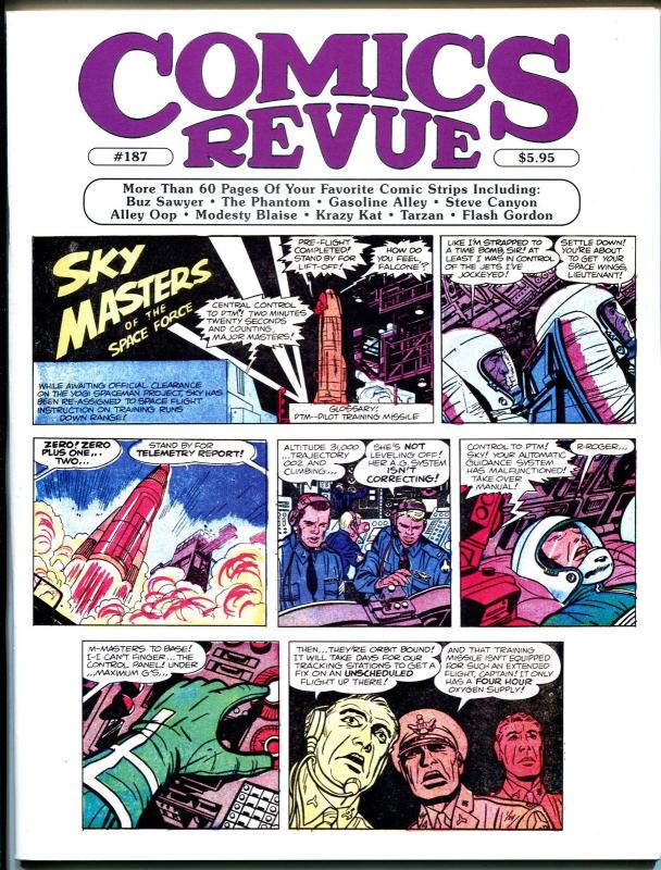 Comics Revue #187 2001-Kirby & Ayers-Sky Masters-Phantom-Modesty Blaise-VF