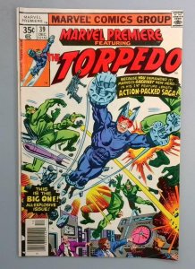 Marvel Premiere #39 1st Torpedo in Featured Title Marvel 1977 SN1