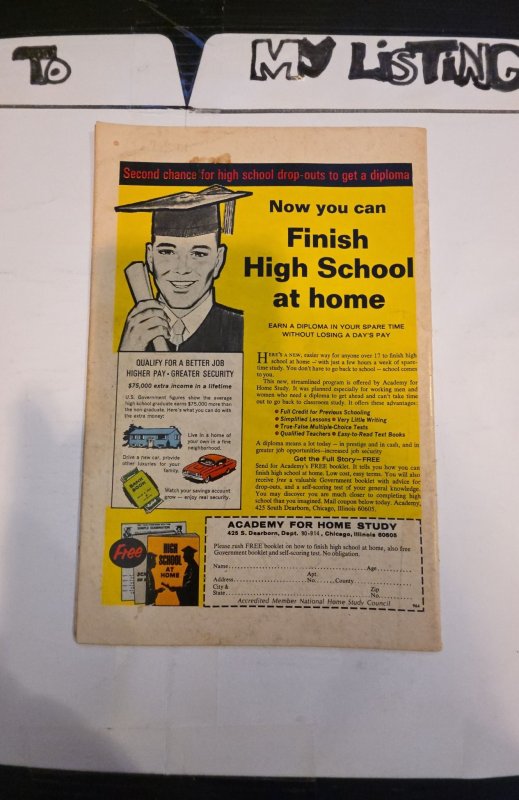 The Avengers #65 (1969) the sword man strikes see descript