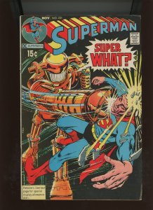 (1970) Superman #231 - BRONZE AGE! THE WHEEL OF SUPER-FORTUNE! (3.0)