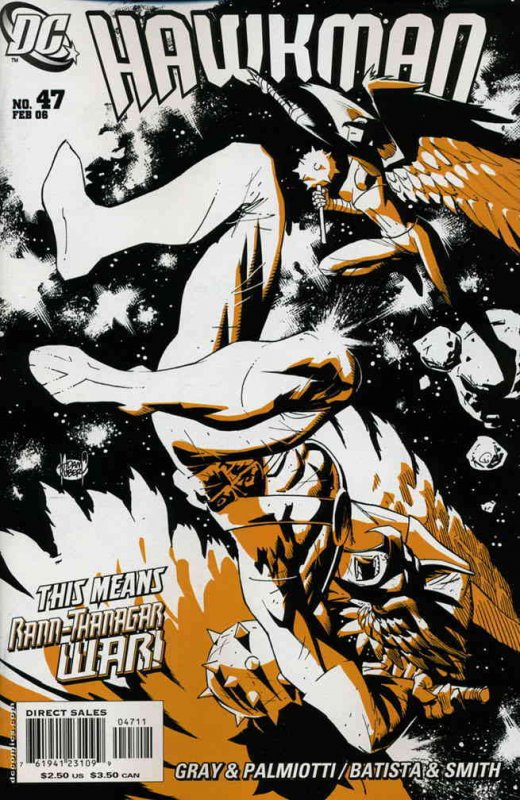 Hawkman (4th Series) #47 VF ; DC | Jimmy Palmiotti Justin Gray Hawkgirl