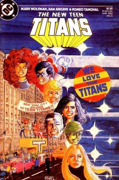 New Teen Titans (1984 series) #6, NM (Stock photo)