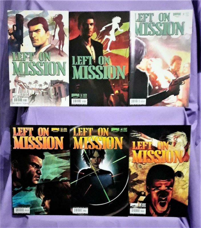 Francesco Francavilla LEFT ON MISSION #1 - 5 With Both #1 Covers (Boom!, 2007)!