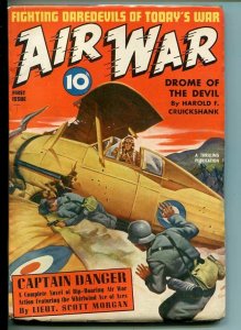 AIR WAR-#1-FALL 1940-CAPTAIN DANGER-SOUTHERN STATES PEDIGREE-vf/nm