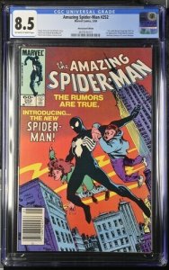 Amazing Spider-Man #252 1984 Marvel Comics CGC 8.5 1st Black costume Newsstand