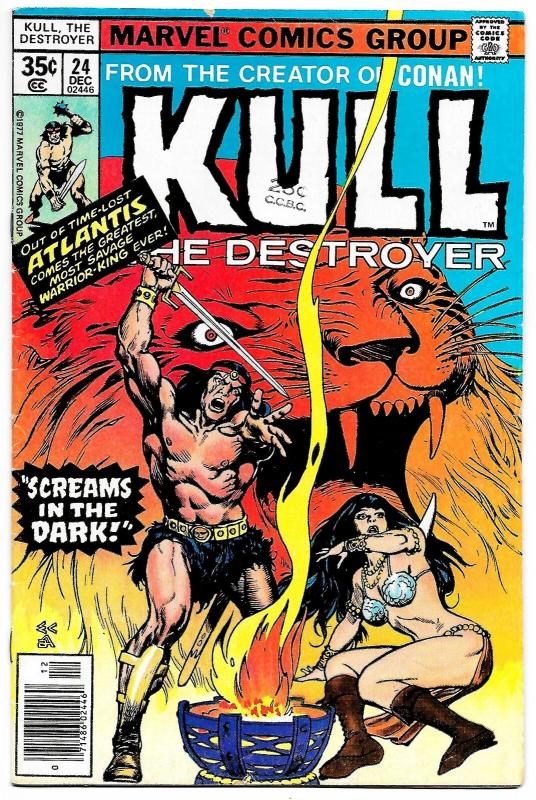 Kull The Destroyer #24 (Marvel, 1977) FN-