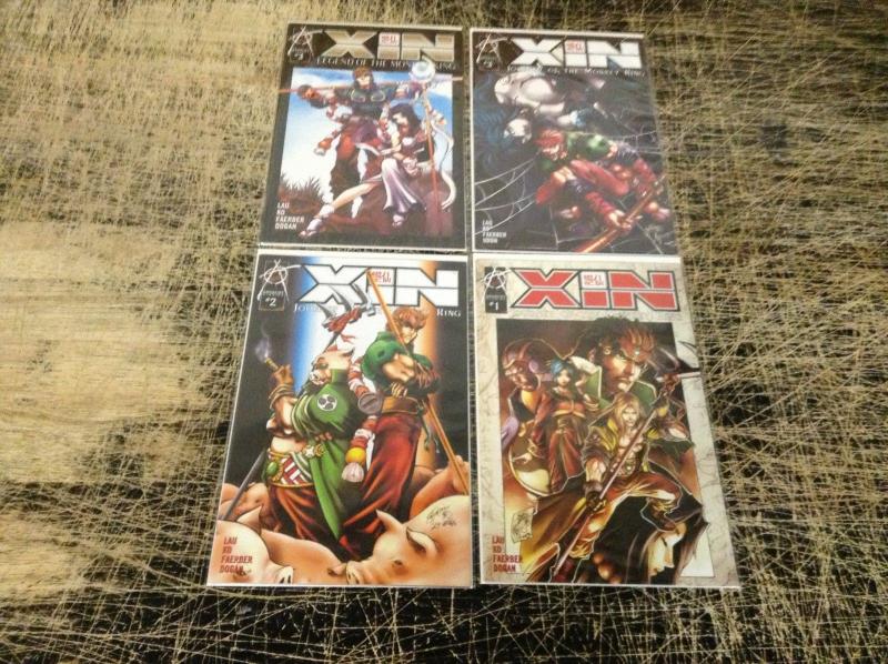 Lot Of 4 XIN Journey Of The Monkey King Anarchy Studios Comic Books # 1 2 3 A24