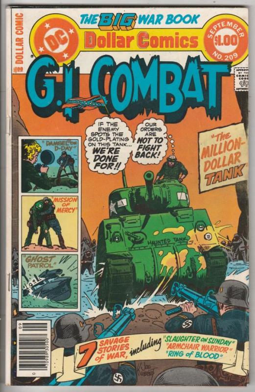 G.I. Combat #209 (Sep-78) VF High-Grade The Haunted Tank