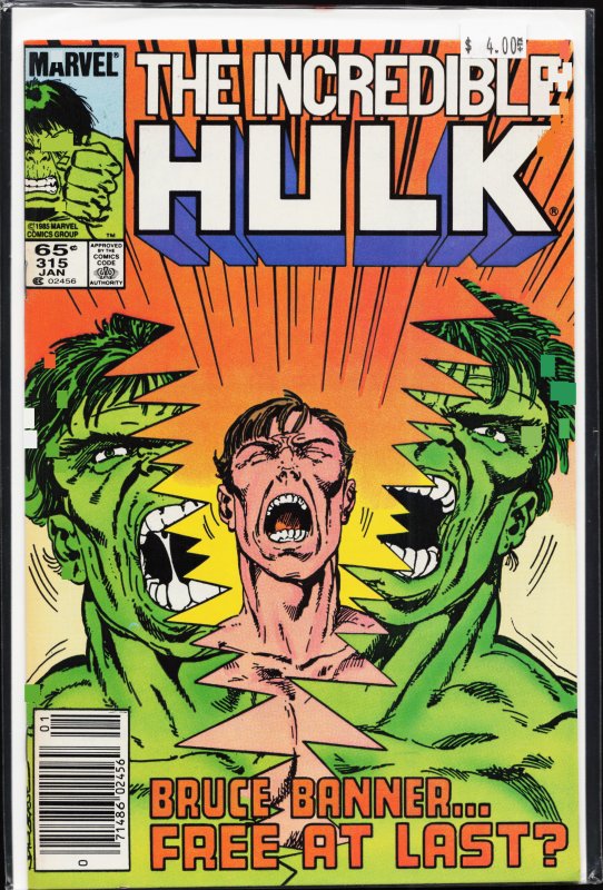 The Incredible Hulk #315 (1986) Hulk