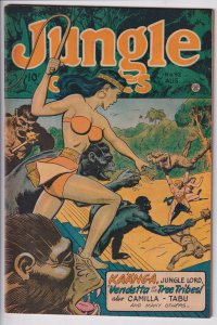 JUNGLE COMICS #92 (Aug 1947) Nice VGF 5.0 yellowing-white paper. See description