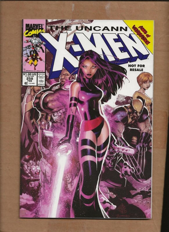 UNCANNY X-MEN #258  TOY BIZ ACTION FIGURE REPRINT 