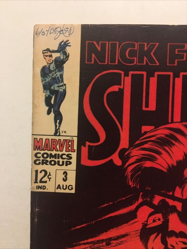 Nick Fury Agent of SHIELD #3 Steranko Cover & Interiors 1968 Marvel Comics