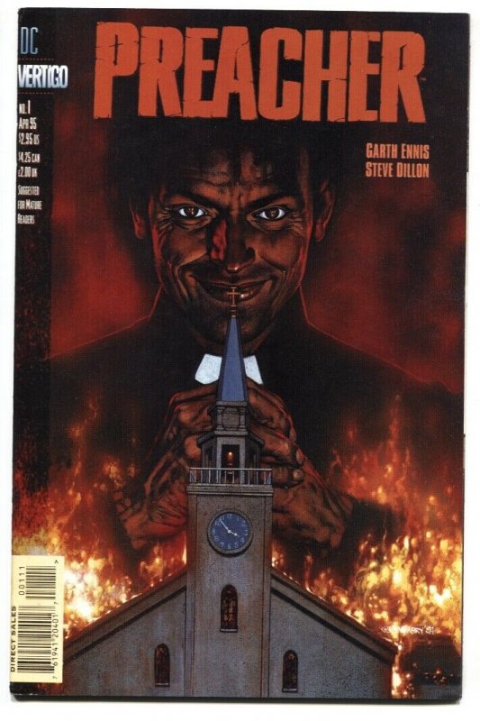 Preacher #1 1995- Garth Ennis- comic book VF