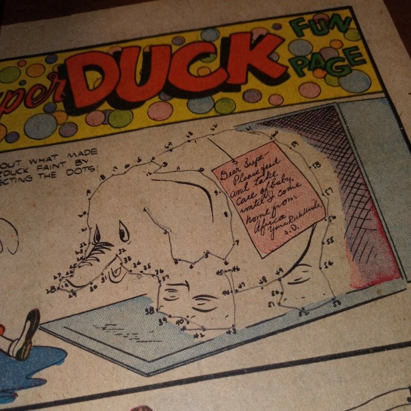 Super Duck #18 Archie Comics 1948 precode funny animal cartoon golden age kids