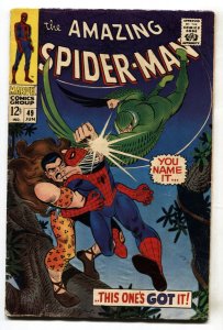 AMAZING SPIDER-MAN #49--comic book--KRAVEN--VULTURE--VG