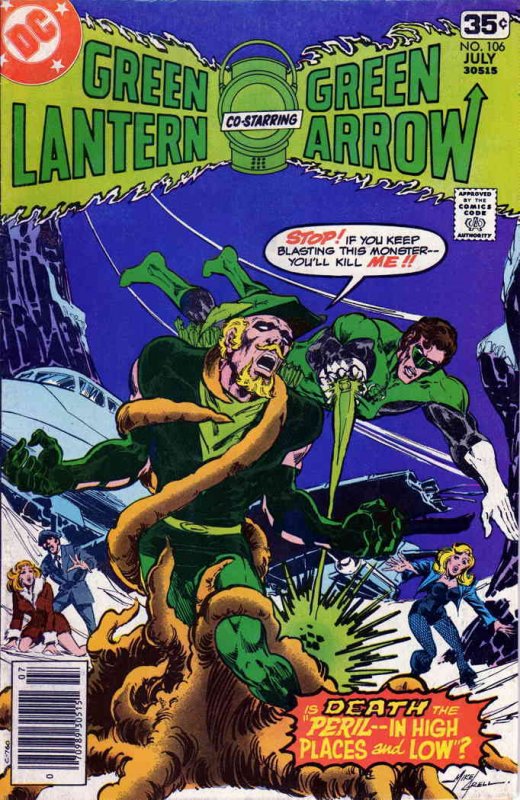 Green Lantern (2nd Series) #106 FN ; DC | Green Arrow Black Canary Mike Grell 19