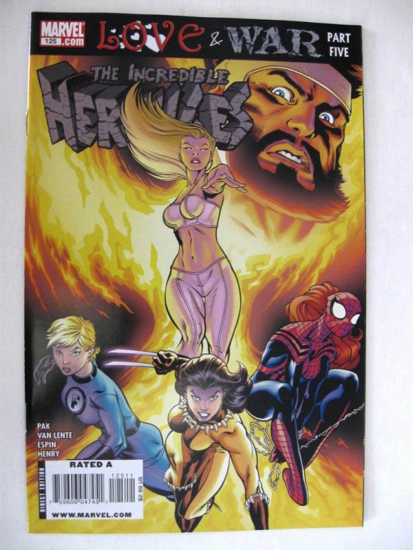 bb INCREDIBLE HERCULES #112-136 LOT (10 books) $31 cover price!