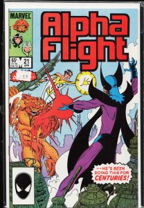 Alpha Flight #21 (1985) Alpha Flight
