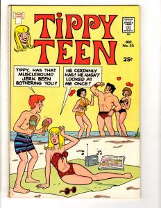 Tippy Teen # 25 FN/VF Tower Comic Book Romance Teen Archie Jughead Like JL11