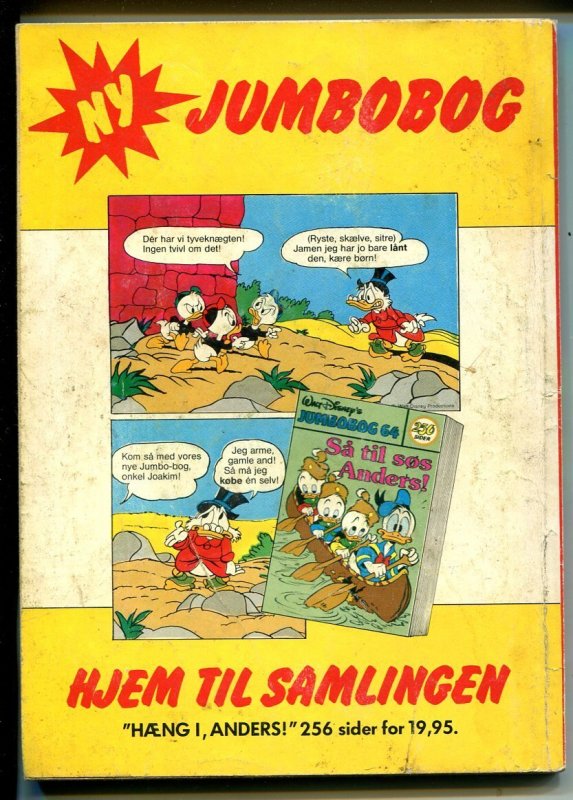 Onkel Joakim #13 1985-Disney-Danish-Uncle Scrooge-Carl Barks-Mickey Mouse-VG