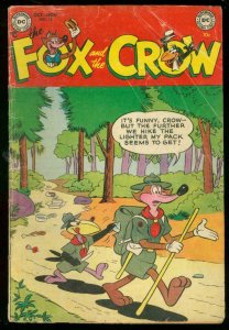 FOX AND THE CROW #12 1953-DC COMICS-FUNNY ANIMAL HUMOR VG