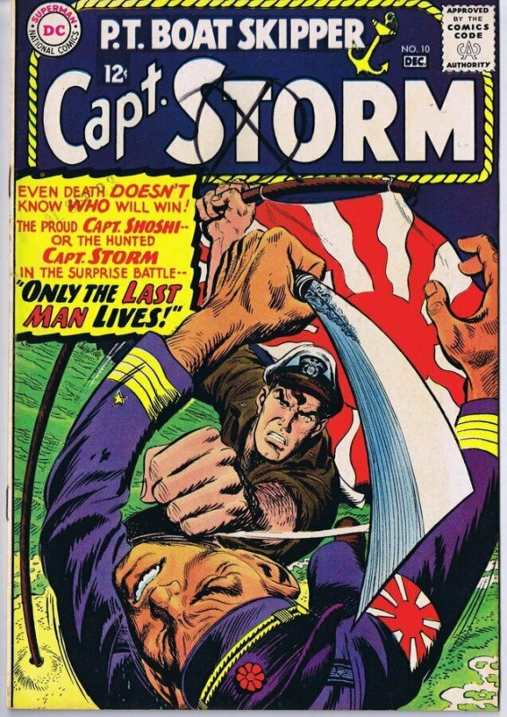 Capt Storm #10 ORIGINAL Vintage 1965 DC Comics 