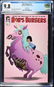 (2014) BOB'S BURGERS #1 3rd Print Variant Cover! CGC 9.8 WP! Rare!