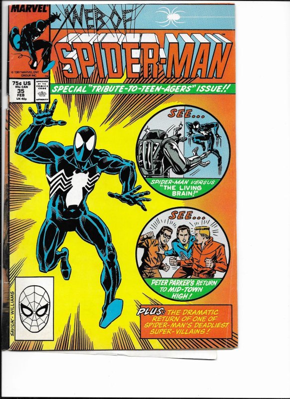 Web of Spider-Man #35 Direct Edition (1988)