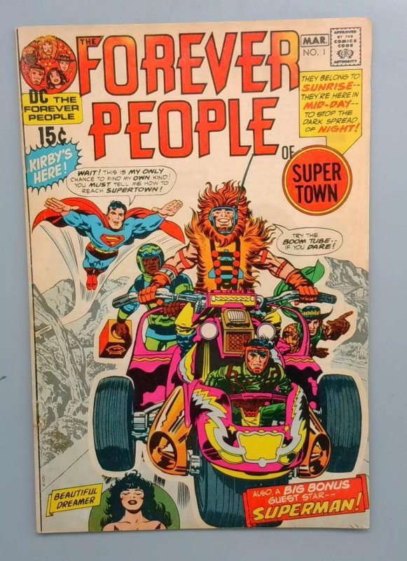 Forever People #1 VG 1st Full Darkseid DC 1971