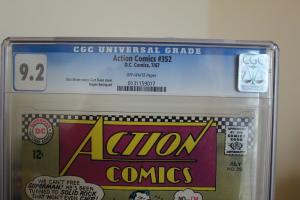 Action Comics #352 (DC, 1967) CGC NM- 9.2 Off-white pages