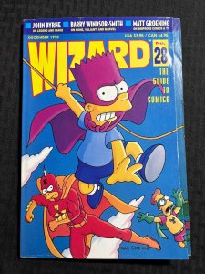 1993 WIZARD Comics Magazine #28 FN- 5.5 Simpsons / John Byrne NO INSERTS