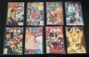 JLA 8PC (VF) FLASH FAX, A FOOL IN LOVE, JUSTICE LEAGUE ADVENTURES 1990-2003