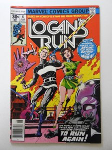 Logan's Run #6 1st Solo Thanos Story!! Beautiful Fine/VF Condition!!