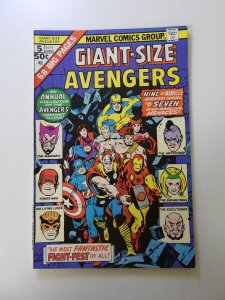 Giant-Size Avengers #5 (1975) VF condition
