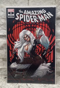 Amazing Spider-Man #8  Joyce Chin Black Cat Variant 2018 NM+ ?