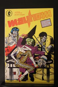 Mayhem #4 (1989) High-Grade 4th appearance The Mask, Jim Carey Movie NM- Wow!