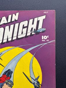 Captain Midnight #42 (1946) Golden Age! War Cover