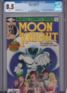 Moon Knight #1 CGC 8.5 WHITE PAGES (1980) BRAND NEW SLAB