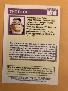 BLOB #71 : 1990 Marvel Universe Series 1,  NM/M,  X-Men