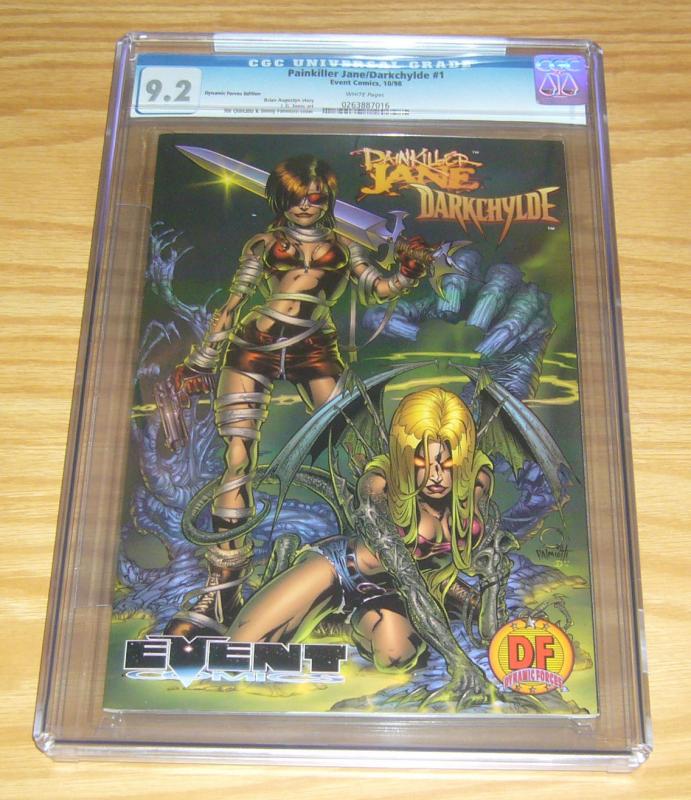 Painkiller Jane/Darkchylde #1 CGC 9.2 dynamic forces omnichrome COA (373/10000)